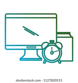 education text books with computer