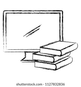education text books with computer