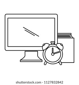 education text books with computer