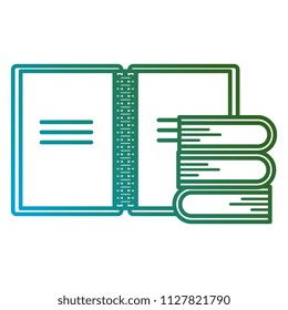 education text books with notebook