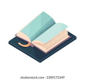 education textbooks symbolize learning icon isolated