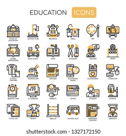 Education , Thin Line and Pixel Perfect Icons