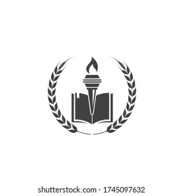 728 Torch and book logo Images, Stock Photos & Vectors | Shutterstock