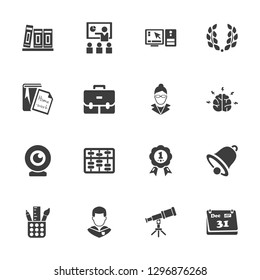 Education & Training Icons - Gray Set 3