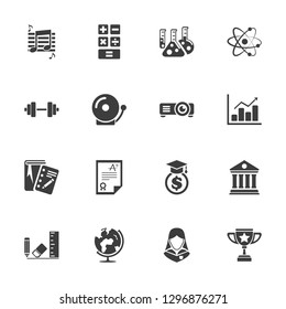Education & Training Icons - Gray Set 2