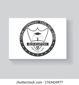 Education and training institution logo Template EPS