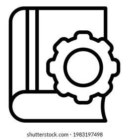 Education tutorials icon. Outline Education tutorials vector icon for web design isolated on white background