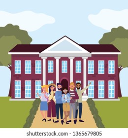 education university college cartoon