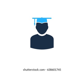 Education User Icon Logo Design Element