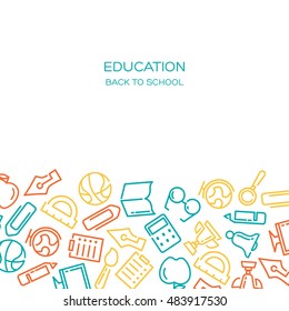 Education Vector background