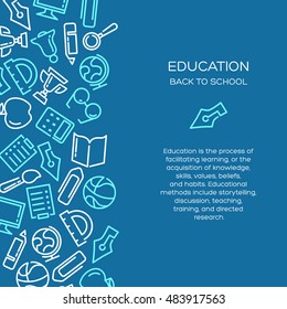 Education Vector background