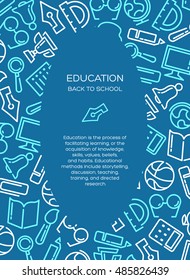 Education Vector background