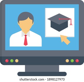education vector colour flat icon