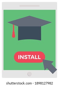 education vector colour flat icon