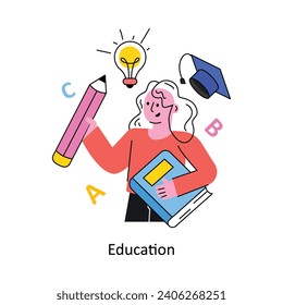 Education vector Filled outline Design illustration. Symbol on White background EPS 10 File 
