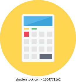 education vector flat color icon