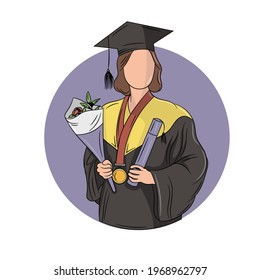 education vector and graduation vector