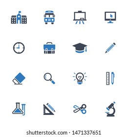 Education vector graphics icons - set 1