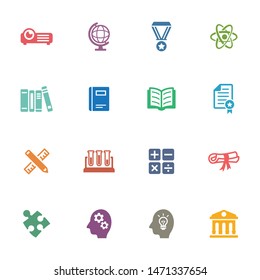 Education Vector Graphics Icons Set 2 Stock Vector (Royalty Free ...