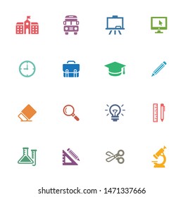 Education vector graphics icons - set 1