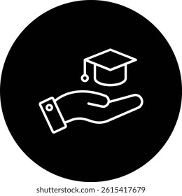 Education vector icon. Can be used for printing, mobile and web applications.