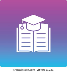 Icono de Vector de Educación. Se puede utilizar para aplicaciones de impresión, móviles y de Web.