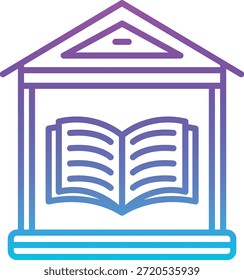 Educación Vector Icon se puede utilizar para el Web móvil y el desarrollo de aplicaciones