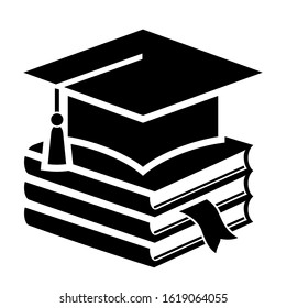 Education vector icon isolated on white background
