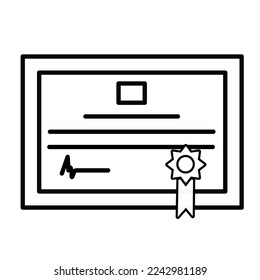 Icono del vector de educación aislado en fondo blanco, ilustración vectorial, educación 