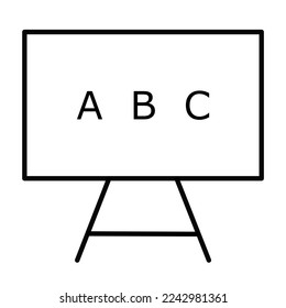 Icono del vector de educación aislado en fondo blanco, ilustración vectorial, educación 