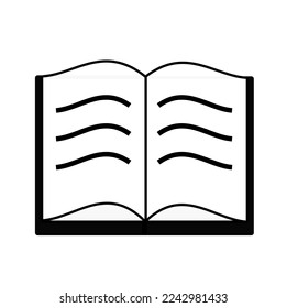 Education vector icon isolated on white backgrpund, vector illustration, educational 