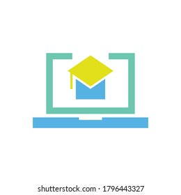 education vector icon logo design