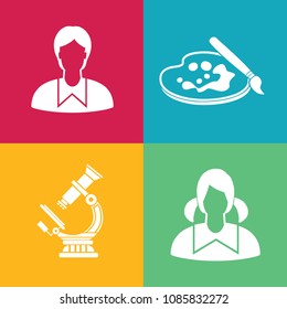 Education vector icon set