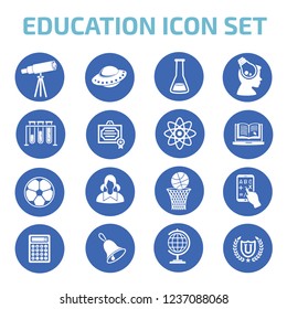 Education vector icon set
