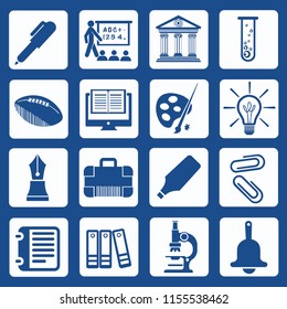 Education vector icon set design