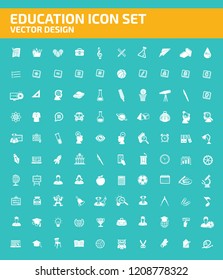 Education vector icon set design