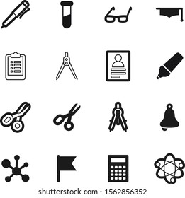 education vector icon set such as: message, internet, experiment, old, tube, structure, discovery, tip, mortar, pennant, orbit, economy, flag, dna, power, simple, checklist, graduate, specs, action