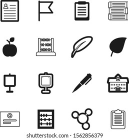 education vector icon set such as: security, square, structure, outline, nature, learning, environment, name, text, test, website, pictogram, judicial, eco, feather, card, ripe, agreement, healthy