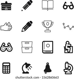education vector icon set such as: winner, alarm, hand, sport, clip, burn, clean, shopping, champion, working, data, building, people, reward, stars, archive, star, governmental, judicial, award