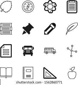 education vector icon set such as: energy, message, plume, corner, decoration, blank, floral, eps, astrology, ink, push, zodiac, chemistry, texture, pushpin, environment, antique, atom, success