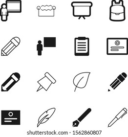education vector icon set such as: floral, literature, technology, spark, chart, check, bird, pack, tick, device, electricity, thumbtack, calligraphy, bag, checkbox, test, eco, logo, attach, finance