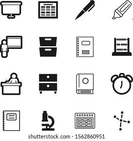education vector icon set such as: graph, board, lecture, chair, template, zoom, hour, science, chalk, capricorn, human, mark, astrology, clip, speaker, image, math, label, wisdom, copybook, paint