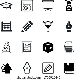 education vector icon set such as: fill, female, diploma, presentation, magnify, clinic, scientific, company, growth, human, display, university, system, direction, image, document, notes, view