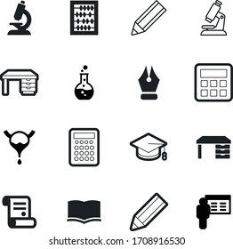 education vector icon set such as: master, care, graduation, modern, traditional, abstract, high, test, mobile, picture, body, conclusion, read, board, speech, subtraction, android, open, scroll