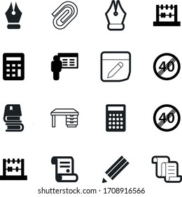 education vector icon set such as: book, display, notepad, literature, wooden, encyclopedia, notes, learning, clip, chair, website, library, abstract, keyboard, contemporary, speech, a, creative