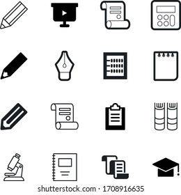 ensemble d'icônes vectorielles éducation telles que: dessin, craie, affichage, organisateur, diplôme, a, santé, détail, rétro, économie, classe, écrivain, vierge, numérique, diplôme, recherche, jaune, mathématique, calligraphie