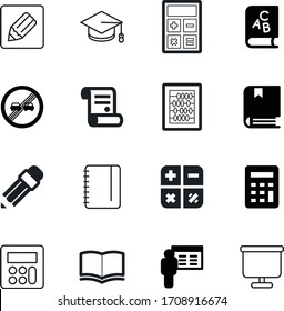 education vector icon set such as: hat, sheet, frame, graph, speech, side, traditional, blackboard, spiral, vintage, mathematical, student, speaker, pad, roll, cap, warning, arithmetic, old, picture