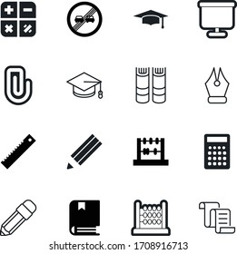 conjunto de iconos del vector de educación como: revista, madera, retro, rojo, publicación, edición, tinta, conductor, presentación, archivo adjunto, electrónico, gráfico, clip, niño, formación, ciencia, transporte, seguridad