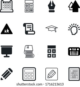 education vector icon set such as: idea, wood, blue, notebook, notes, rounded, bright, learn, metal, communication, genius, hat, notepad, boy, encyclopedia, graduating, academic, agreement, detail