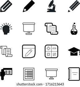 Education Vector Icon Set Such As: Vintage, Magnify, Brain, Boy, Empty, Medical, Bulb, Writer, Calculation, Keyboard, Draw, Text, Innovation, Learner, Medicine, Experiment, Health, Flask, Knowledge